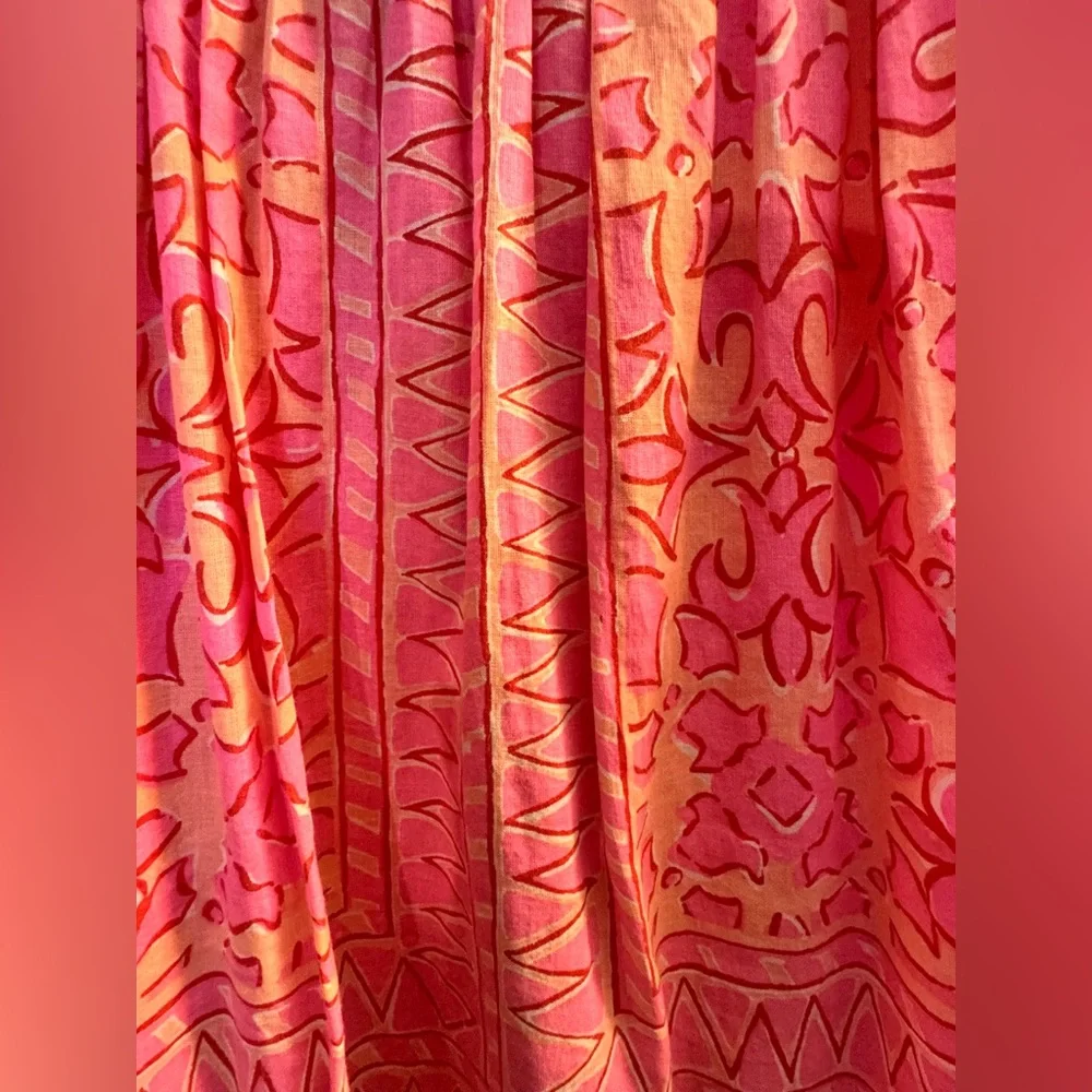 Vineyard Vines Pink Smock Ruffle 👗 Dress for sale! Has pockets on both sides :) - Picture 7 of 10